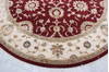 Jaipur Red Round Hand Knotted 82 X 82  Area Rug 905-136040 Thumb 1