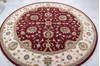 Jaipur Red Round Hand Knotted 82 X 82  Area Rug 905-136040 Thumb 2