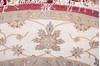 Jaipur Red Round Hand Knotted 82 X 82  Area Rug 905-136040 Thumb 3
