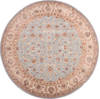 Jaipur Blue Round Hand Knotted 82 X 82  Area Rug 905-136041 Thumb 0