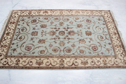 Jaipur Blue Hand Knotted 40 X 66 Area Rug 905-136044 Image 1