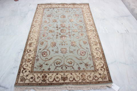 Jaipur Blue Hand Knotted 40 X 66 Area Rug 905-136044 Image 4