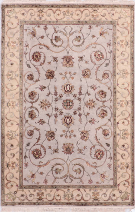 Jaipur Grey Hand Knotted 41 X 62 Area Rug 905-136046 Image 0
