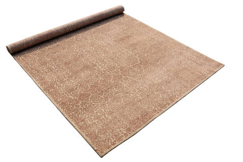 Modern Brown Hand Made 56 X 80 Area Rug 902-136052 Image 2
