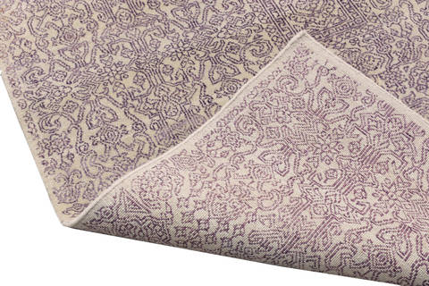 Modern Purple Hand Made 40 X 60 Area Rug 902-136056 Image 3