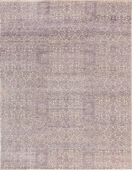 Modern Purple Hand Made 40 X 60 Area Rug 902-136056 Image 0
