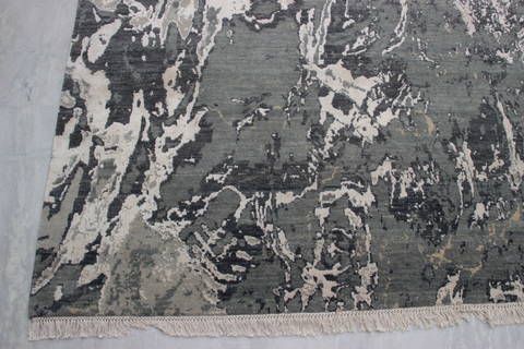 Jaipur Grey Hand Knotted 80 X 100  Area Rug 905-136061 Image 1