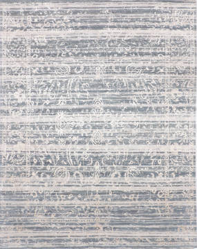 Jaipur Grey Hand Knotted 8'0" X 10'0"  Area Rug 905-136068
