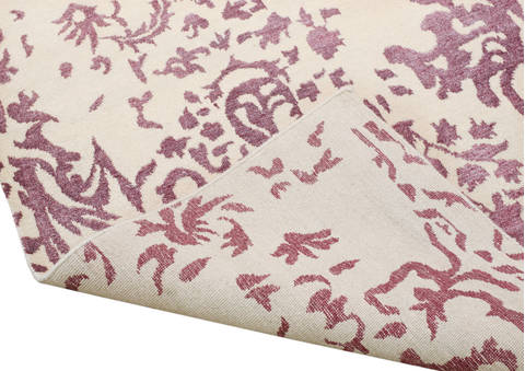 Modern Red Hand Made 80 X 110 Area Rug 902-136079 Image 3