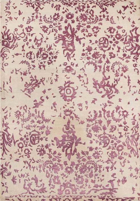 Modern Red Hand Made 80 X 110 Area Rug 902-136079 Image 0