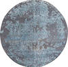 Modern Blue Round Hand Made 80 X 80 Area Rug 902-136081 Thumb 0
