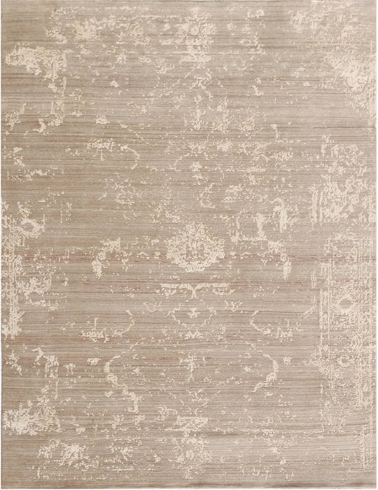 Modern Beige Hand Made 80 X 100 Area Rug 902-136087 Image 0