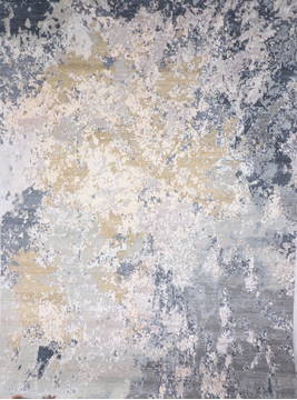 Jaipur Grey Hand Knotted 10'0" X 14'0"  Area Rug 905-136100