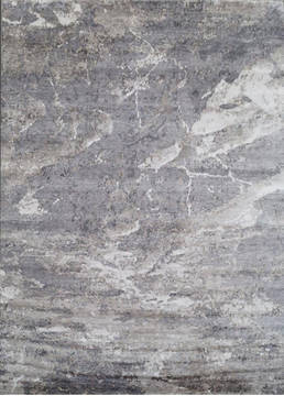 Modern Grey Hand Knotted 8'0" X 10'0"  Area Rug 903-136128