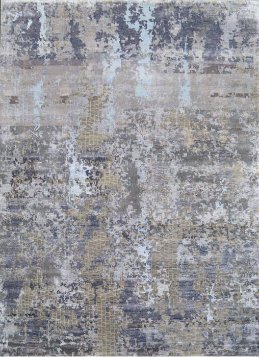 Modern Grey Hand Knotted 80 X 100  Area Rug 903-136142 Image 0