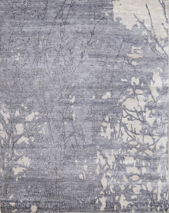 Modern Grey Hand Knotted 80 X 100  Area Rug 903-136153 Image 0