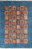 Chobi Blue Hand Knotted 57 X 82  Area Rug 700-136171 Thumb 0