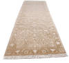 Tabriz Beige Runner Hand Knotted 30 X 98  Area Rug 254-136196 Thumb 3