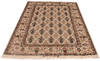 Isfahan Beige Hand Knotted 43 X 65  Area Rug 254-136197 Thumb 9