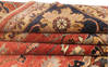 Ferahan Red Hand Knotted 103 X 138 Area Rug 254-136199 Thumb 1