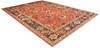 Ferahan Red Hand Knotted 103 X 138  Area Rug 254-136199 Thumb 6