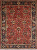 Ferahan Red Hand Knotted 103 X 138  Area Rug 254-136199 Thumb 0