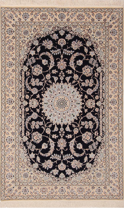 Nain White Hand Knotted 41 X 65 Area Rug 254-136203 Image 0