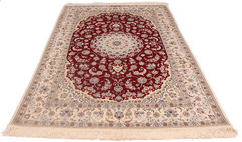 Nain White Hand Knotted 43 X 64 Area Rug 254-136204 Image 3