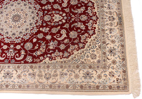 Nain White Hand Knotted 43 X 64 Area Rug 254-136204 Image 4