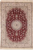 Nain White Hand Knotted 43 X 64 Area Rug 254-136204 Thumb 0