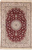 Nain White Hand Knotted 43 X 64  Area Rug 254-136204 Thumb 0