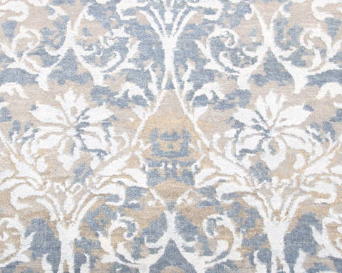 Modern Grey Hand Knotted 80 X 101 Area Rug 904-136237 Image 4