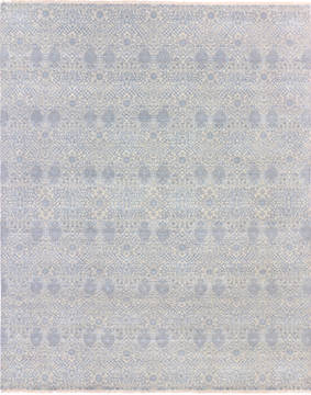 Modern Beige Hand Knotted 8'0" X 10'0"  Area Rug 904-136240