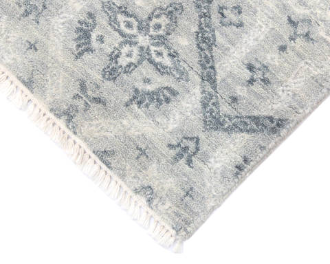 Modern Grey Hand Knotted 80 X 100 Area Rug 904-136245 Image 2