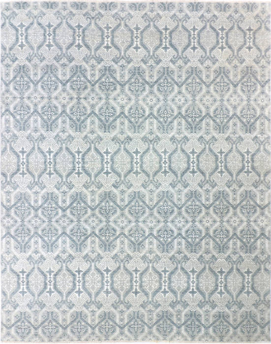 Modern Grey Hand Knotted 80 X 100 Area Rug 904-136245 Image 0