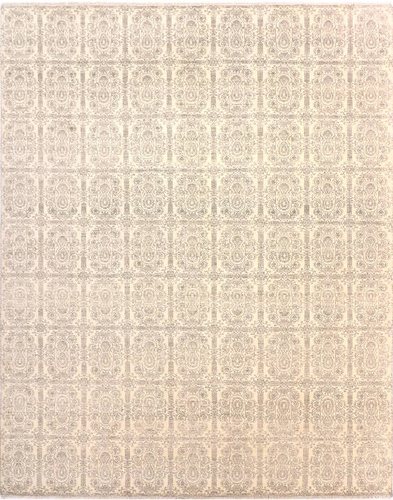 Modern Beige Hand Knotted 711 X 100 Area Rug 904-136250 Image 0