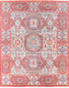Modern Red Hand Knotted 80 X 100  Area Rug 904-136254 Thumb 0