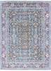 Modern Blue Hand Knotted 711 X 101  Area Rug 904-136258 Thumb 0