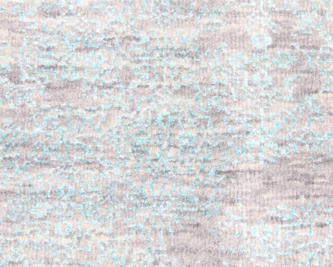 Modern Grey Hand Knotted 710 X 100 Area Rug 904-136263 Image 4