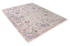 Agra Grey Hand Knotted 83 X 101 Area Rug 904-136272 Thumb 1