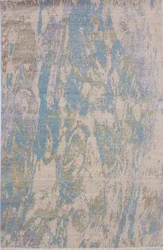 Jaipur Grey Hand Knotted 6'0" X 9'0"  Area Rug 905-136287