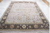 Jaipur Grey Hand Knotted 81 X 101  Area Rug 905-136291 Thumb 1