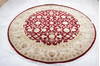 Jaipur Red Round Hand Knotted 80 X 82  Area Rug 905-136294 Thumb 1
