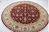 Jaipur Red Round Hand Knotted 80 X 82  Area Rug 905-136294 Thumb 4