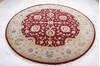 Jaipur Red Round Hand Knotted 80 X 81  Area Rug 905-136295 Thumb 1