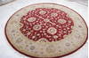 Jaipur Red Round Hand Knotted 80 X 81  Area Rug 905-136295 Thumb 2