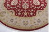 Jaipur Red Round Hand Knotted 80 X 81  Area Rug 905-136295 Thumb 3