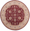 Jaipur Red Round Hand Knotted 80 X 81  Area Rug 905-136295 Thumb 0