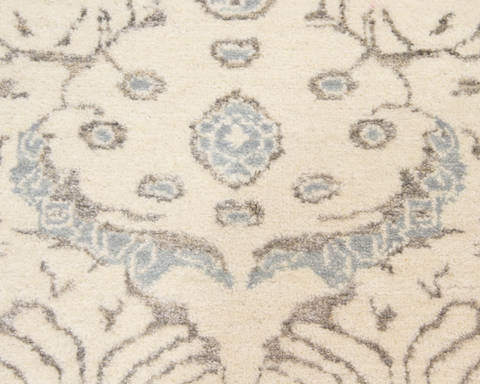 Modern Beige Hand Knotted 60 X 90 Area Rug 904-136300 Image 4