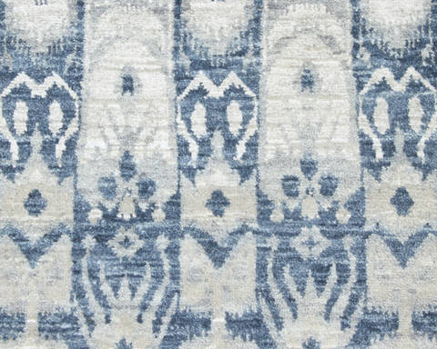 Modern Grey Hand Knotted 511 X 92 Area Rug 904-136302 Image 4